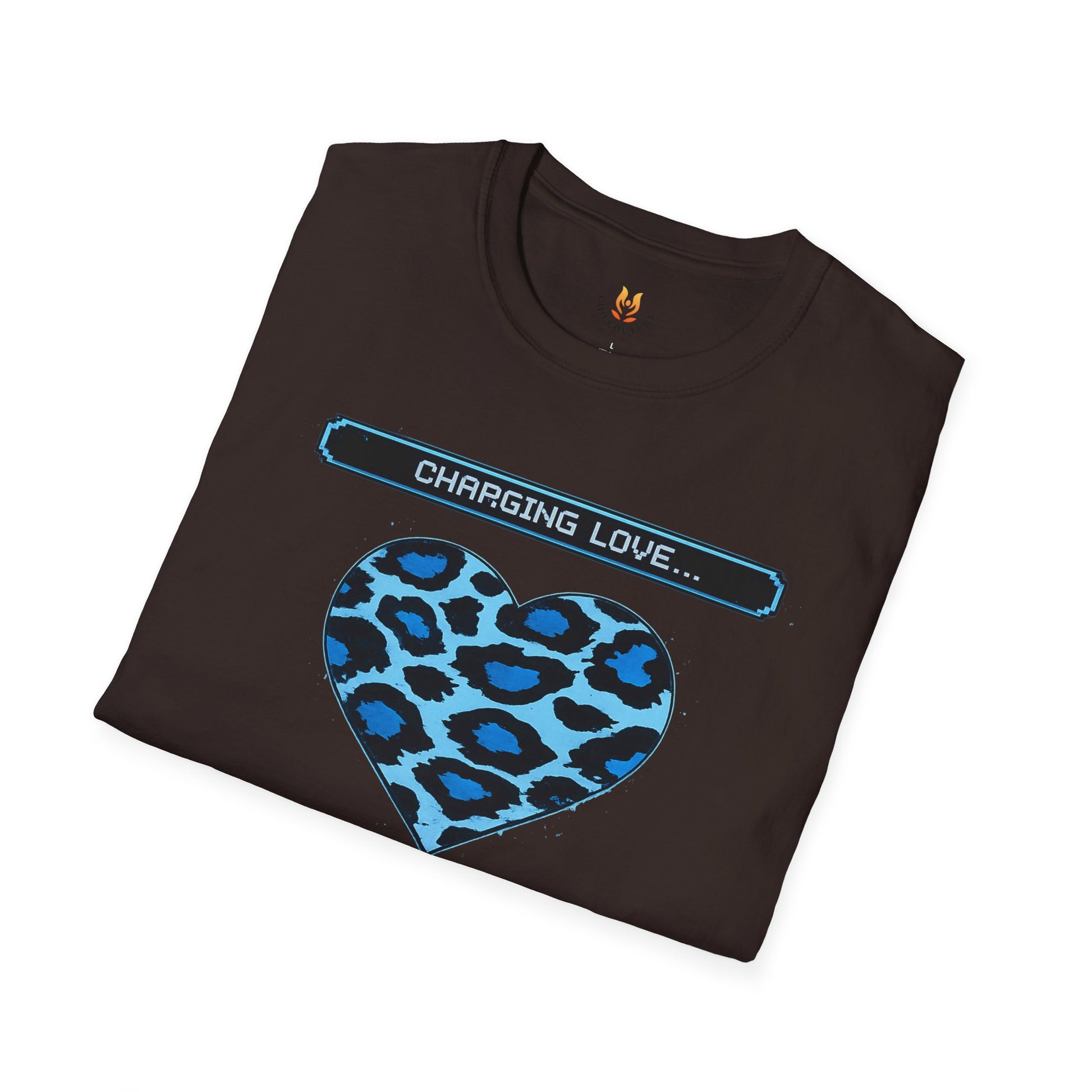 Blue Leopard Charging Love - Unisex Softstyle T-Shirt Gallery Image 19 | ChicCouture