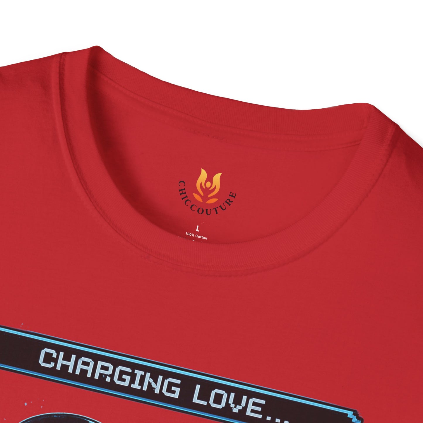 Blue Leopard Charging Love - Unisex Softstyle T-Shirt Gallery Image 27 | ChicCouture