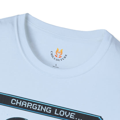 Blue Leopard Charging Love - Unisex Softstyle T-Shirt Gallery Image 9 | ChicCouture