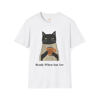 Cool Cat - Unisex Softstyle T-Shirt Gallery Image 2 | ChicCouture