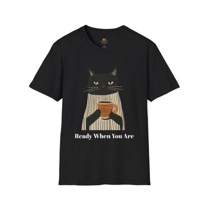 Cool Cat - Unisex Softstyle T-Shirt Gallery Image 3 | ChicCouture