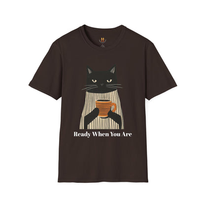 Cool Cat - Unisex Softstyle T-Shirt Gallery Image 4 | ChicCouture