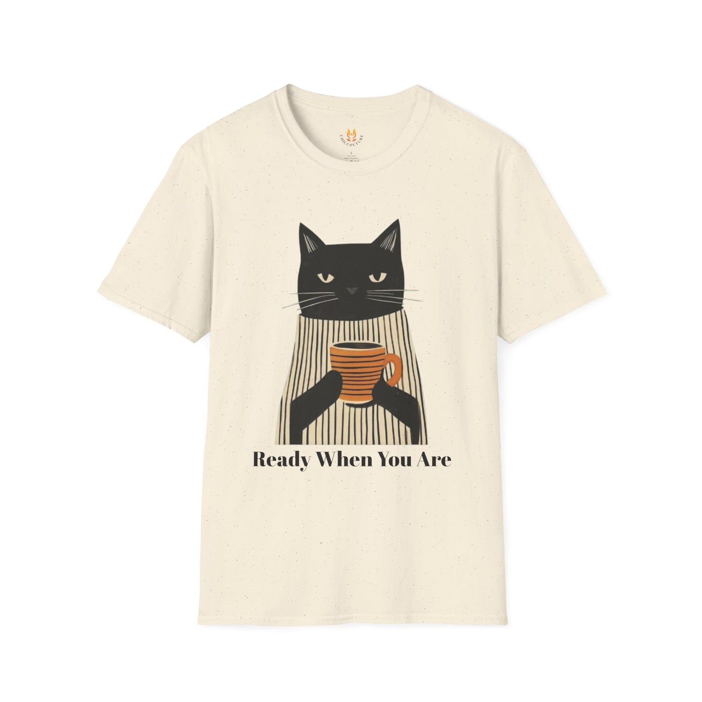 Cool Cat - Unisex Softstyle T-Shirt Gallery Image 5 | ChicCouture
