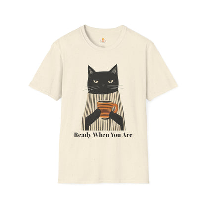 Cool Cat - Unisex Softstyle T-Shirt Gallery Image 5 | ChicCouture