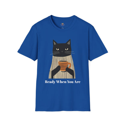 Cool Cat - Unisex Softstyle T-Shirt Gallery Image 6 | ChicCouture