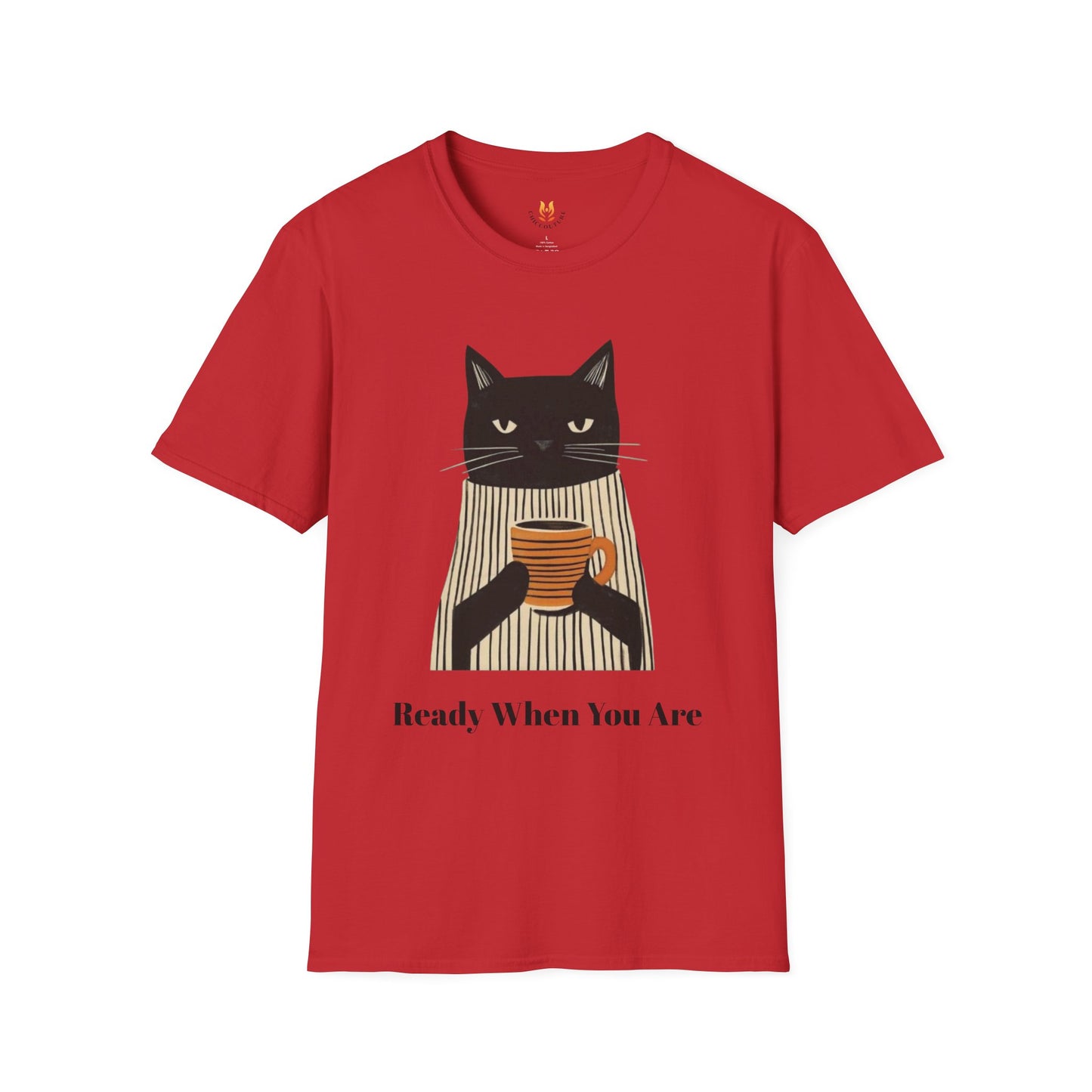 Cool Cat - Unisex Softstyle T-Shirt Gallery Image 7 | ChicCouture