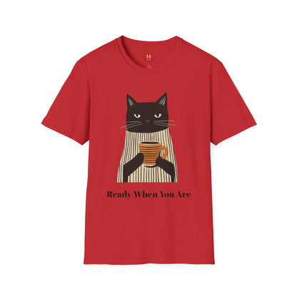 Cool Cat - Unisex Softstyle T-Shirt Gallery Image 7 | ChicCouture