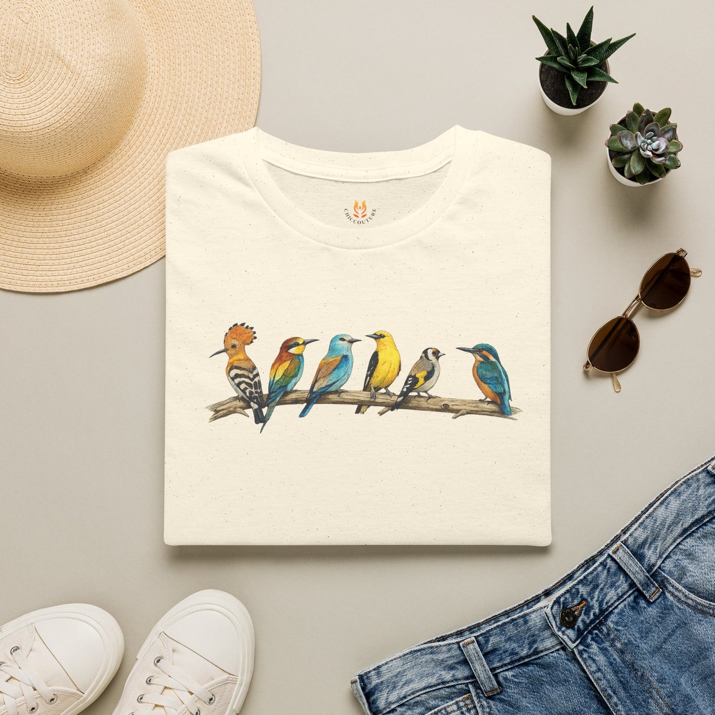 Feathered Harmony T-Shirt Gallery Image 2 | ChicCouture