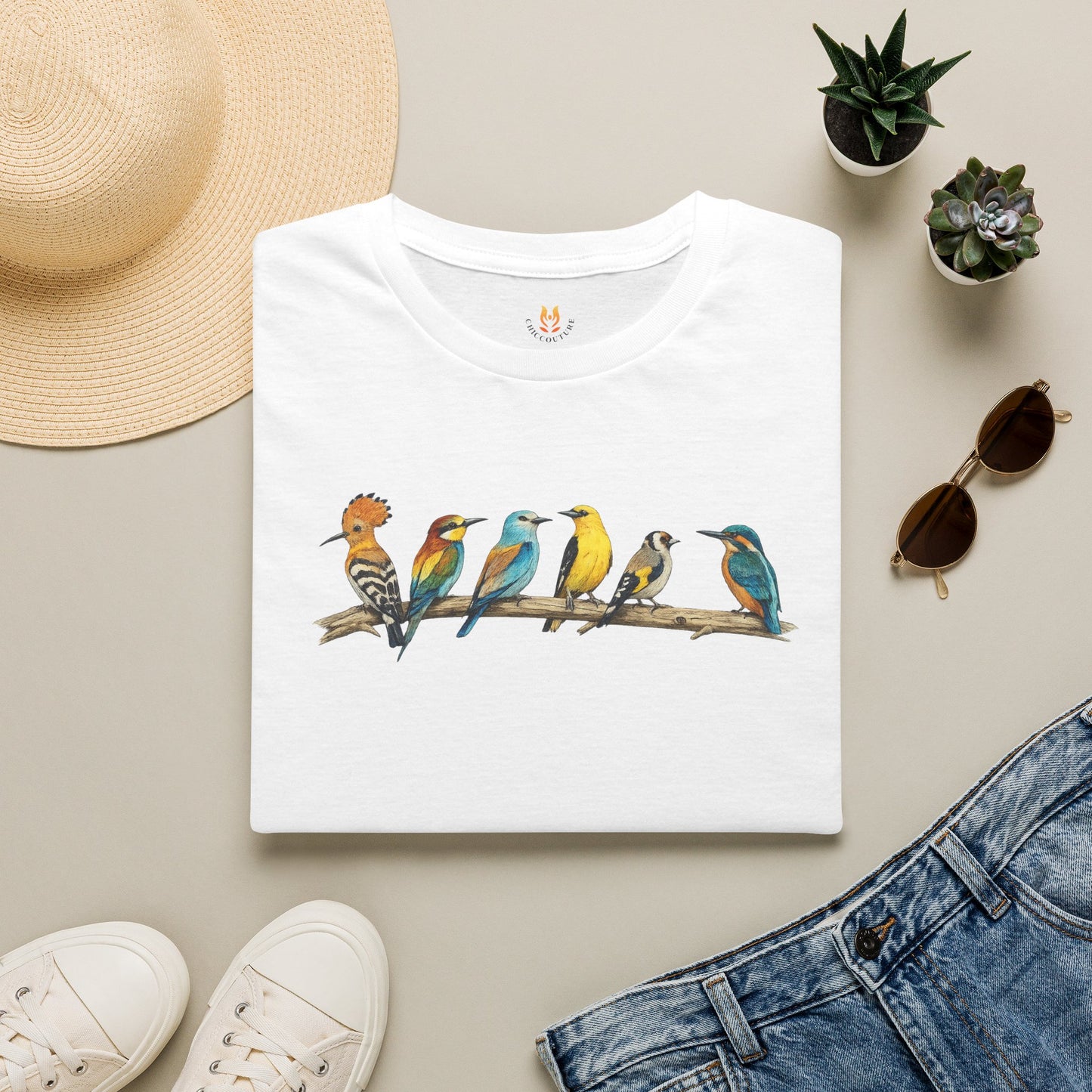 Feathered Harmony T-Shirt Gallery Image 3 | ChicCouture