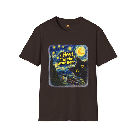 "I'm the Star Here" Cat T-Shirt Main Image | ChicCouture