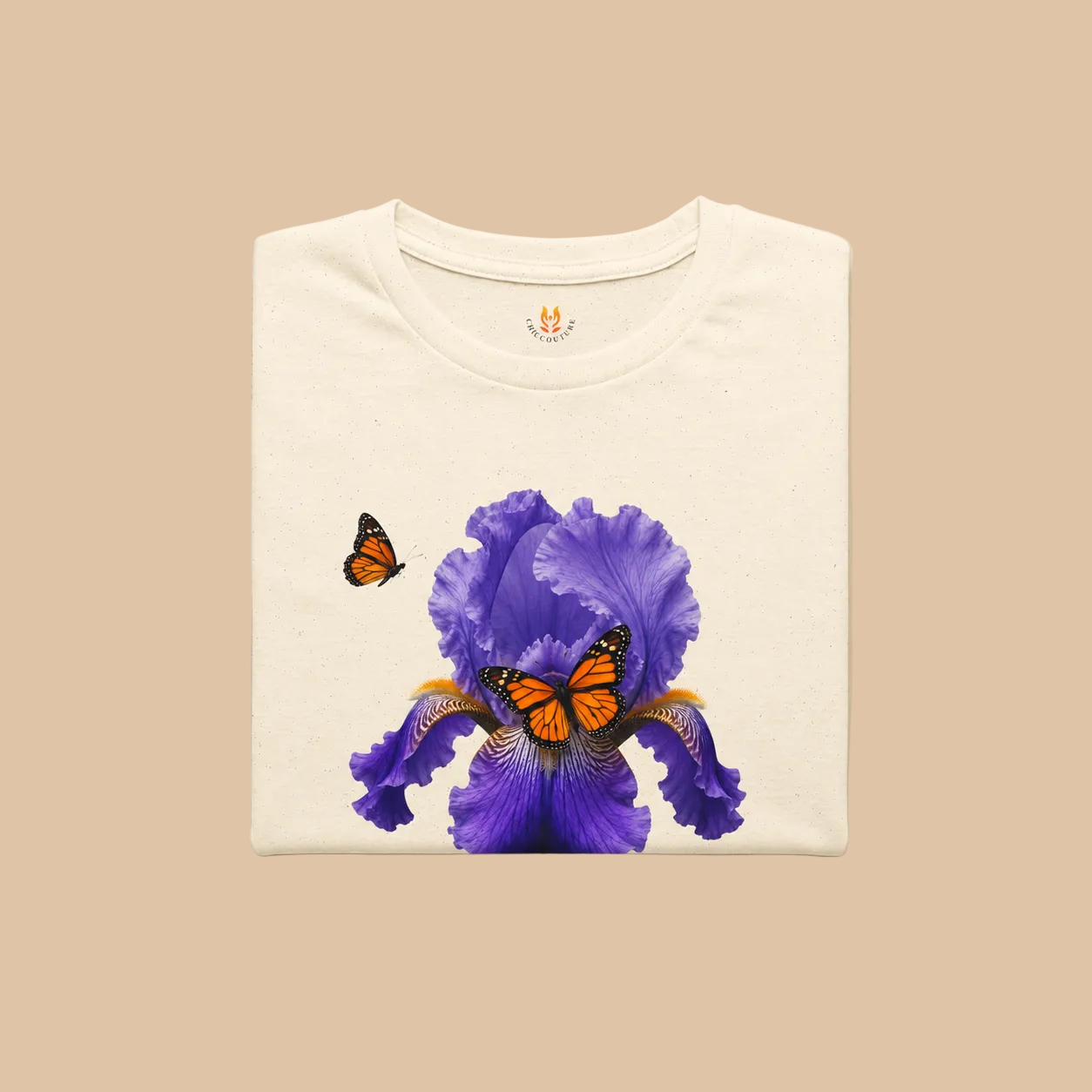 Iris and Butterflies T-Shirt Gallery Image 5 | ChicCouture