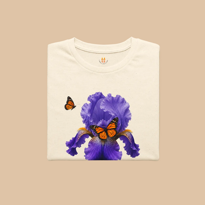 Iris and Butterflies T-Shirt Gallery Image 5 | ChicCouture