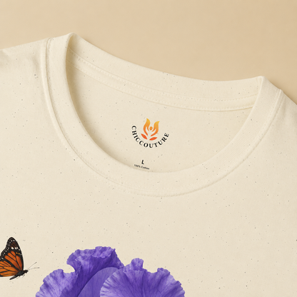 Iris and Butterflies T-Shirt Gallery Image 7 | ChicCouture