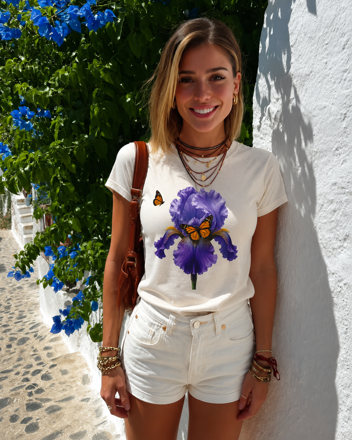 Iris and Butterflies
