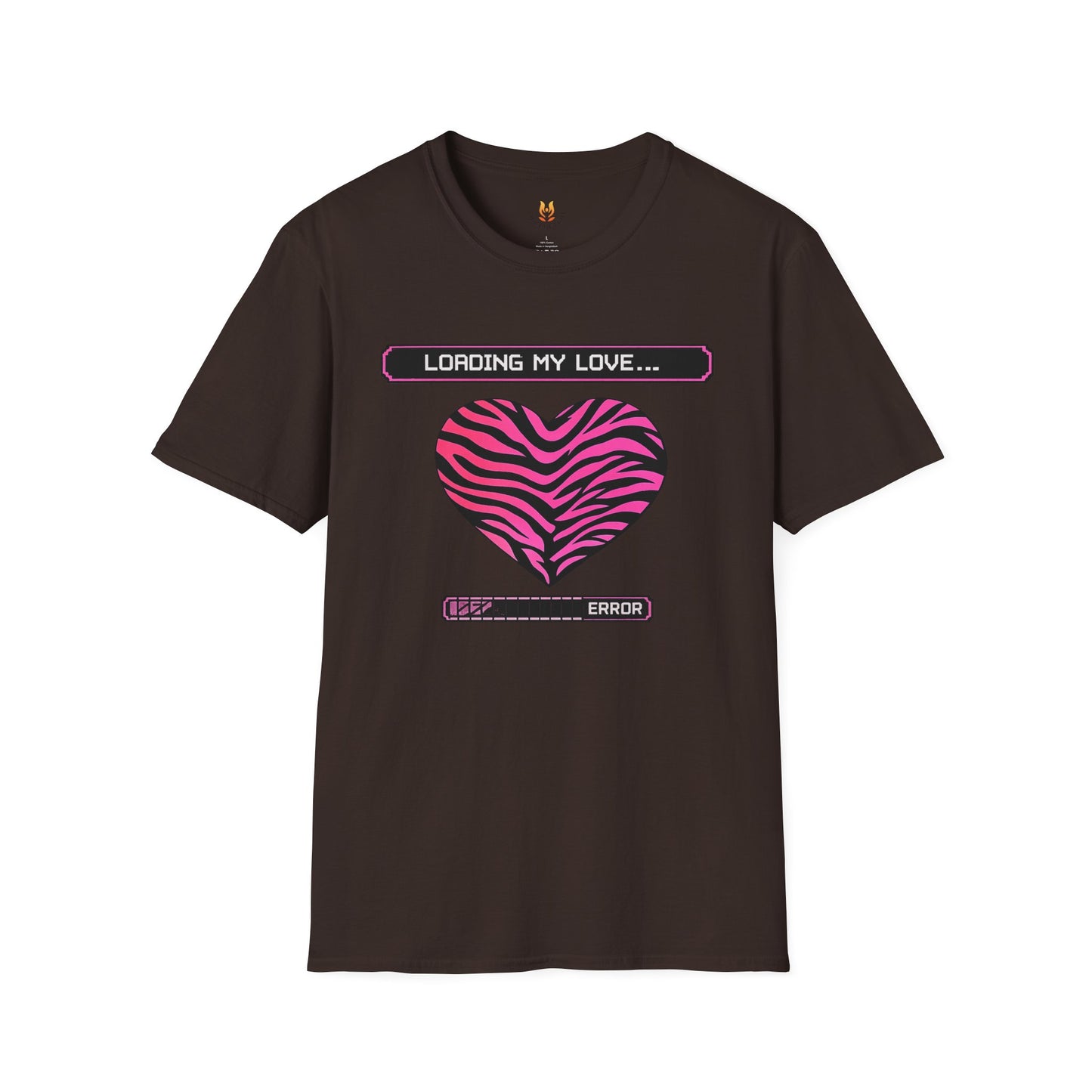 Loading My Love... Error - Unisex Softstyle T-Shirt Gallery Image 4 | ChicCouture