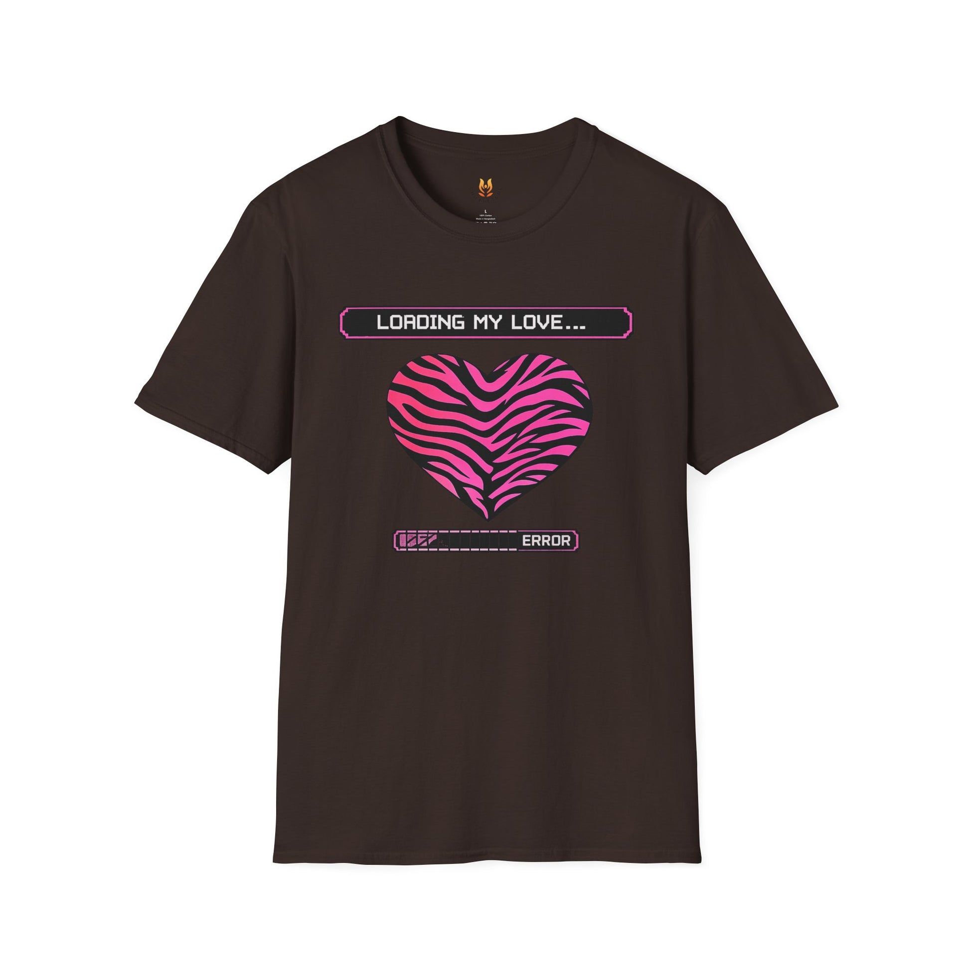 Loading My Love... Error - Unisex Softstyle T-Shirt Gallery Image 4 | ChicCouture