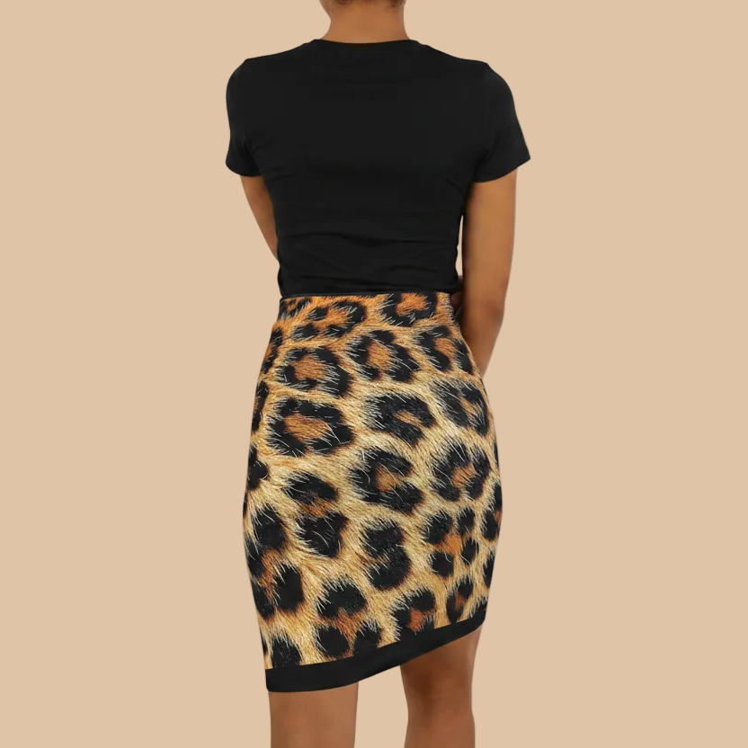 Wild Luxe Leopard 🐆 Skirt Gallery Image 2 | ChicCouture