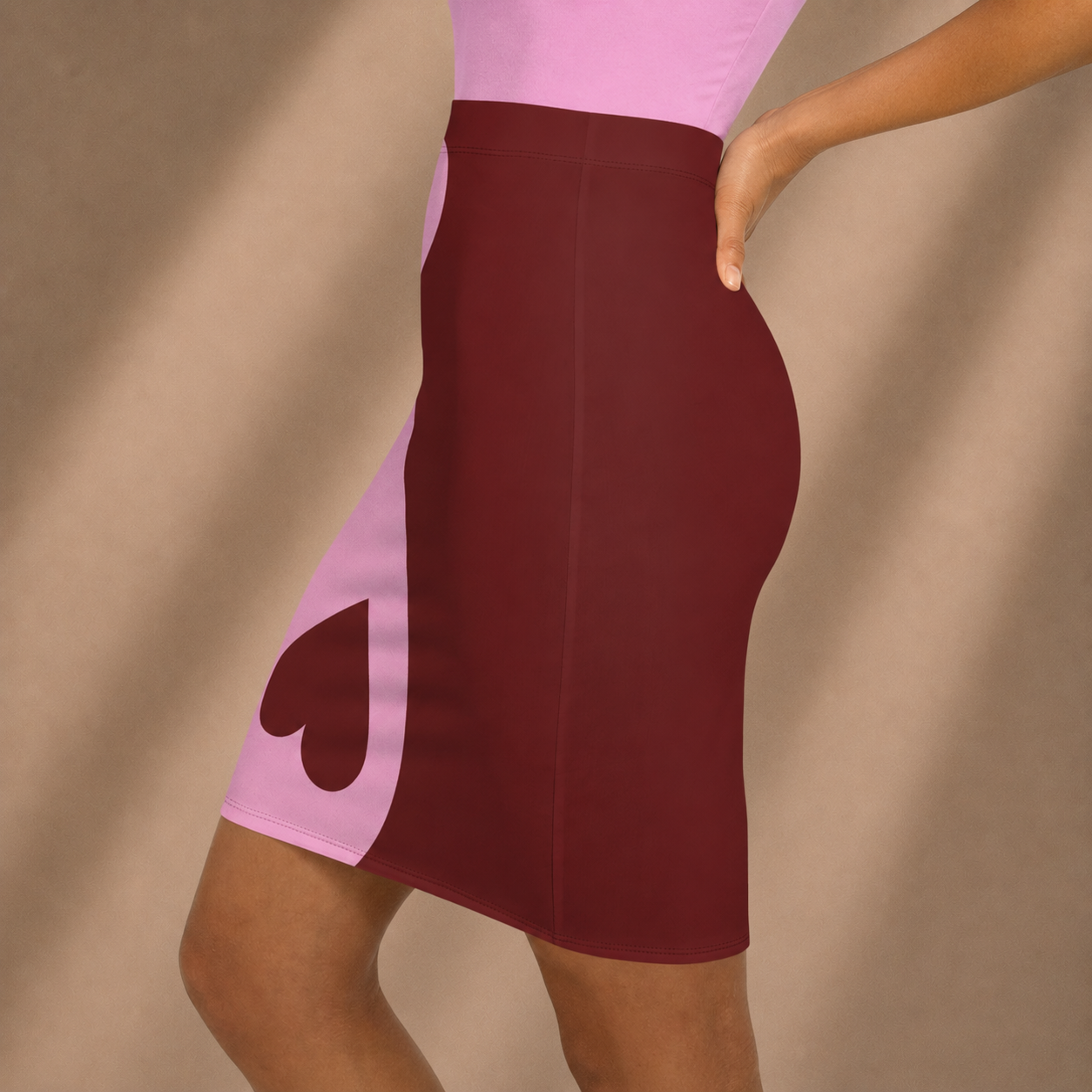 Yin Yang Heart Skirt Gallery Image 3 | ChicCouture